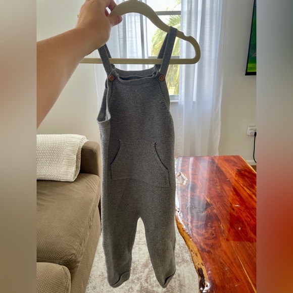 Carters little planet organic cotton knit overalls - Picture 2 of 5